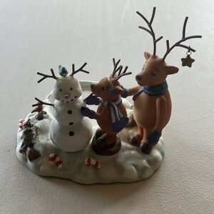 PartyLite Reindeer Pillar Candle Holder